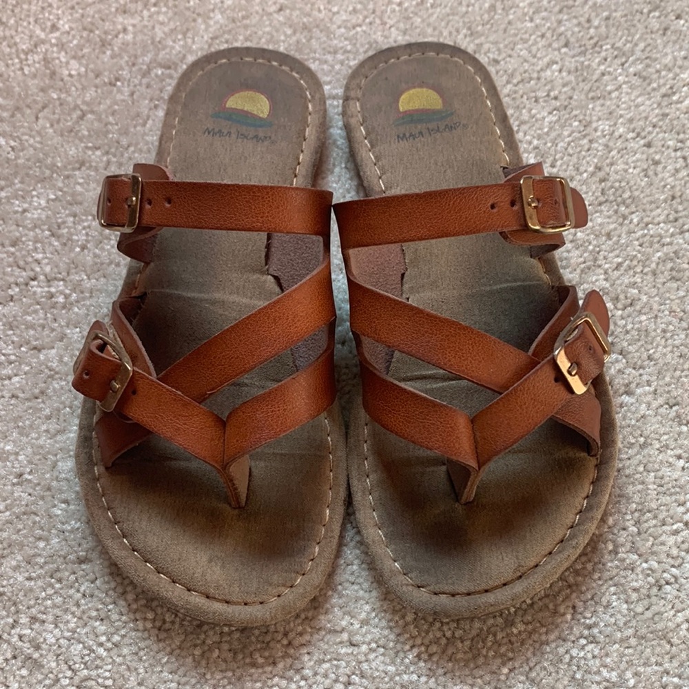 Girls Brown Sandals